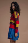 Zivame Knit Sweater- Multi Colour — thumbnail 3
