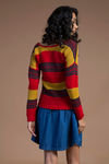 Zivame Knit Sweater- Multi Colour — thumbnail 4