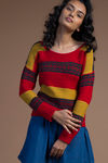 Zivame Knit Sweater- Multi Colour — thumbnail 5