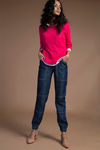 Zivame Knit Sweater Top- Fuschia — thumbnail 5
