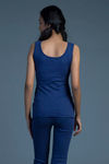 Zivame Everyday Thermal Tank Top- Blue — thumbnail 4