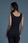 Zivame Everyday Thermal Tank Top- Core Black — thumbnail 3
