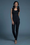 Zivame Everyday Thermal Tank Top- Core Black — thumbnail 4