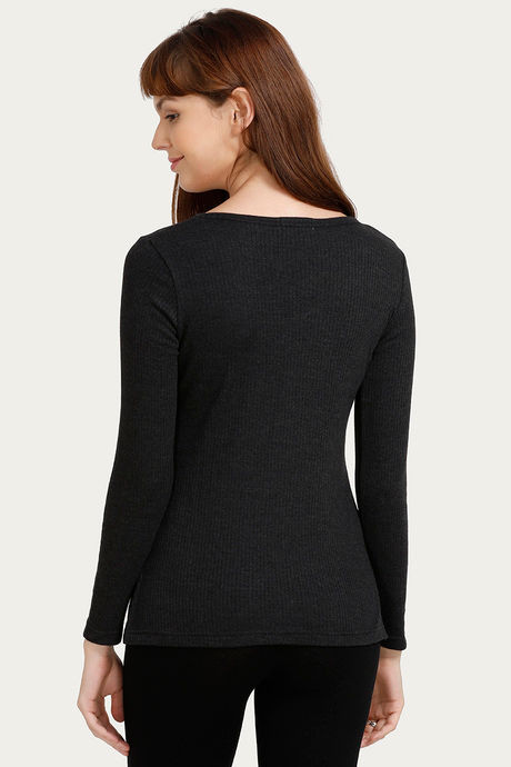 Zivame Everyday Thermal Top- Black — image 3