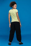 Zivame Ecru Tee- Lime Charcoal — thumbnail 2