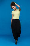Zivame Ecru Tee- Lime Charcoal — thumbnail 4