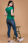 Zivame Ecru Tee- Green Charcoal — thumbnail 3