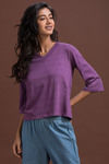 Zivame All Day Basic  Top- Wine — thumbnail 3