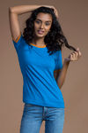 Zivame All- Day Essential Tee- Cyan — thumbnail 1