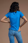Zivame All- Day Essential Tee- Cyan — thumbnail 4