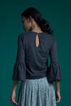 Zivame Urban Gypsy Solid Tee- Gunmetal — thumbnail 4