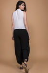 Zivame Cotton High Neck Top- Off White — thumbnail 3