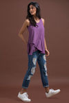 Zivame Fab All Day Flounce Top- Purple — thumbnail 2