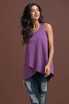 Zivame Fab All Day Flounce Top- Purple — thumbnail 4