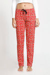 Zivame Cotton CoZzzies Melon Pyjama-  Red — thumbnail 1