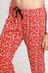 Zivame Cotton CoZzzies Melon Pyjama-  Red — thumbnail 5