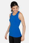 Zelocity Easy Movement Tank Top- Blue — thumbnail 2