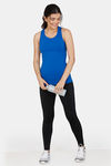 Zelocity Easy Movement Tank Top- Blue — thumbnail 4
