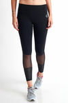 Zelocity Hugged Skin Fit Crop Pants - Black — thumbnail 2