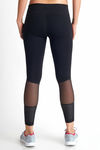 Zelocity Hugged Skin Fit Crop Pants - Black — thumbnail 4