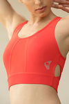 Zelocity Non Padded Sports Bra - Red — thumbnail 6