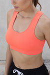 Zelocity Non Padded Sports Bra- Orange — thumbnail 5