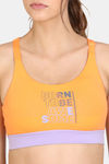 Zelocity Easy Movement Sports Bra - Muskmelon — thumbnail 5