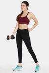 Zelocity High Impact Sports Bra With No Bounce - Fig — thumbnail 4