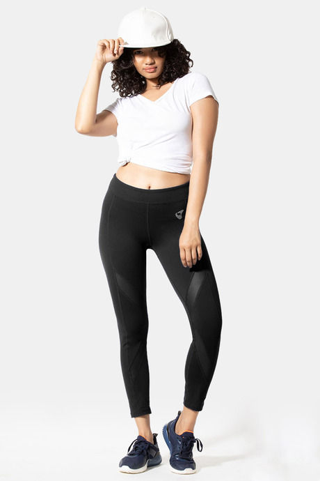 Zelocity Quick Dry Gym Leggings - Black — image 4