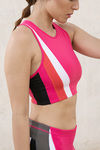 Zelocity Non Padded Sports Bra- Pink — thumbnail 4