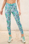 MTV x Zelocity Mid Rise Legging- Green N Print — thumbnail 2