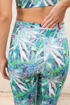 MTV x Zelocity Mid Rise Legging- Green N Print — thumbnail 5