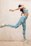 MTV x Zelocity Mid Rise Legging- Green N Print — thumbnail 7