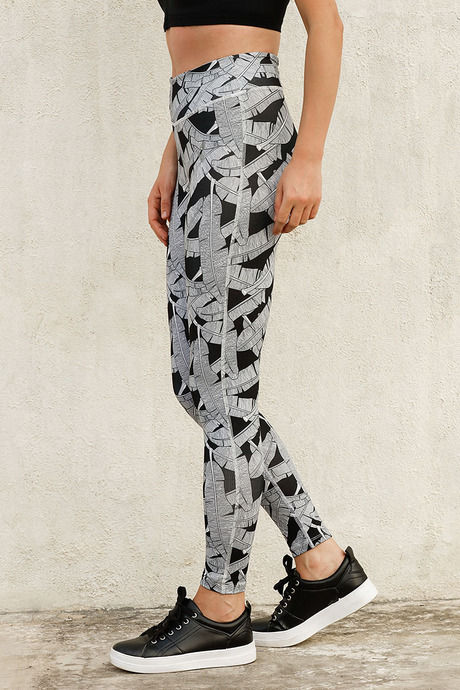 Zelocity Legging - Grey N Print — image 2