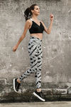 Zelocity Legging - Grey N Print — thumbnail 6