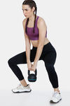 Zelocity High Impact Quick Dry Sports Bra - Purple Passion — thumbnail 4