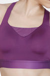 Zelocity High Impact Quick Dry Sports Bra - Purple Passion — thumbnail 5