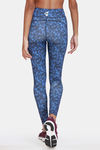 Zelocity Quick Dry Gym Leggings - Ocean — thumbnail 3