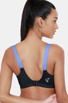 Zelocity High Impact Quick Dry Sports Bra - Wedgewood — thumbnail 2