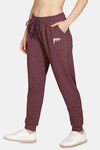 Zelocity Easy Movement Joggers - Plum Melange — thumbnail 2