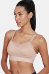 Zelocity High Impact Quick Dry Padded Sports Bra - Roebuck — thumbnail 4