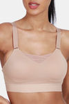 Zelocity High Impact Quick Dry Padded Sports Bra - Roebuck — thumbnail 6