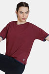 Zelocity Quick Dry T-Shirt - Tawny Port — thumbnail 2