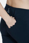 Zelocity Relaxed Mid Rise Quick Dry Straight Fit Pants  - Anthra Melange — thumbnail 6