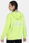 Zelocity Relaxed Fit Hoodie Sweatshirt - Lime Punch — thumbnail 3