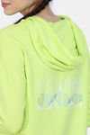 Zelocity Relaxed Fit Hoodie Sweatshirt - Lime Punch — thumbnail 6