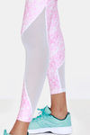 Zelocity Mid Rise Quick Dry Leggings - Sachet Pink — thumbnail 5