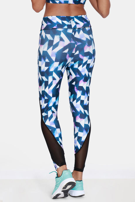 Zelocity Mid Rise Quick Dry Leggings - Snow White — image 3