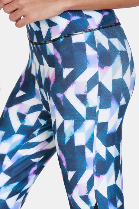Zelocity Mid Rise Quick Dry Leggings - Snow White — image 5