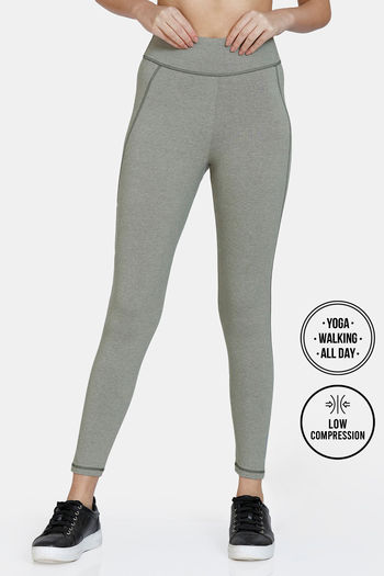 Zelocity All Day Yoga Leggings - Charcoal Grey